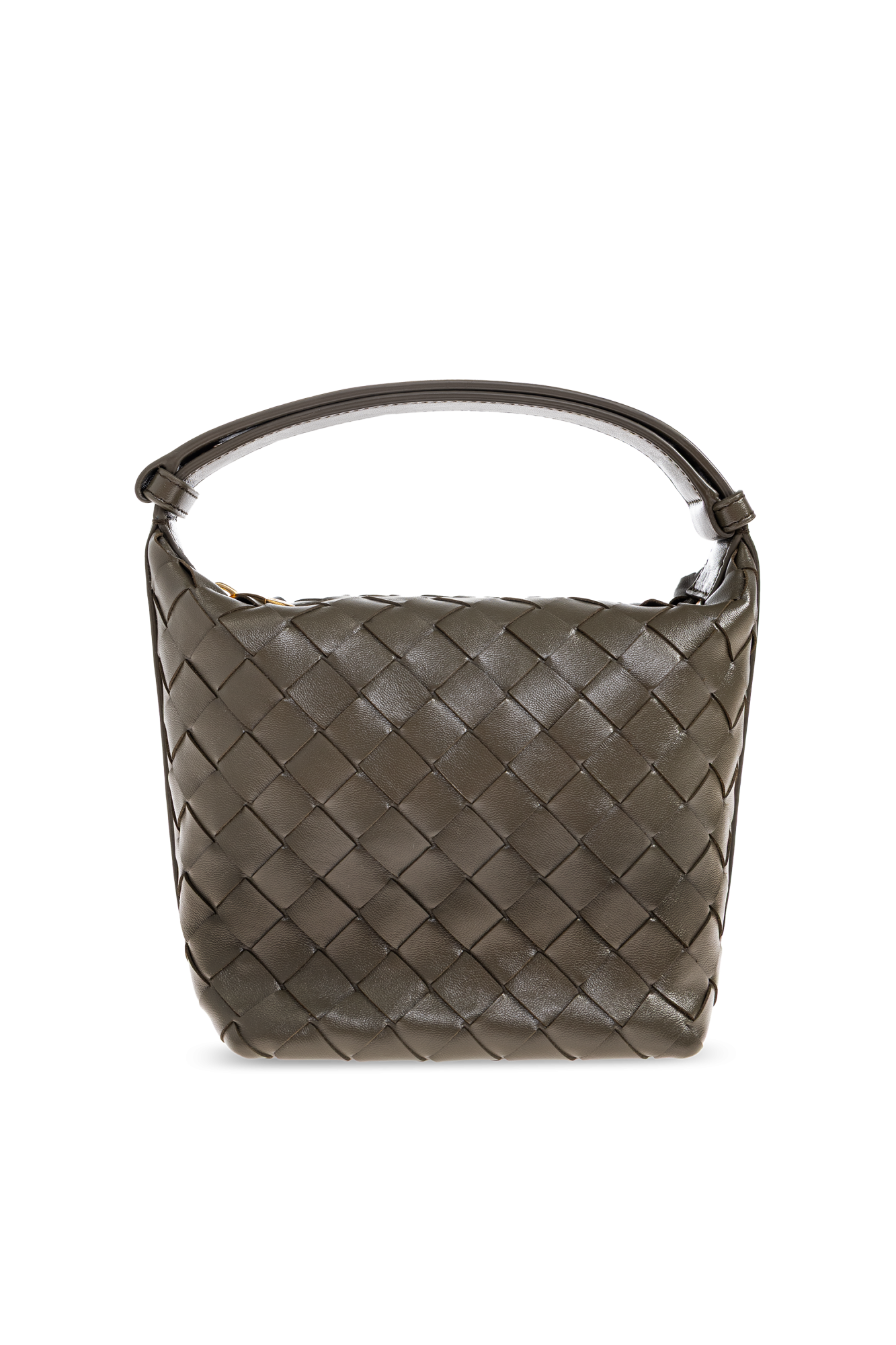 BOTTEGA VEN ETA レディースバック Bottega Veneta Perforated Black Leather Drawstring Bucket